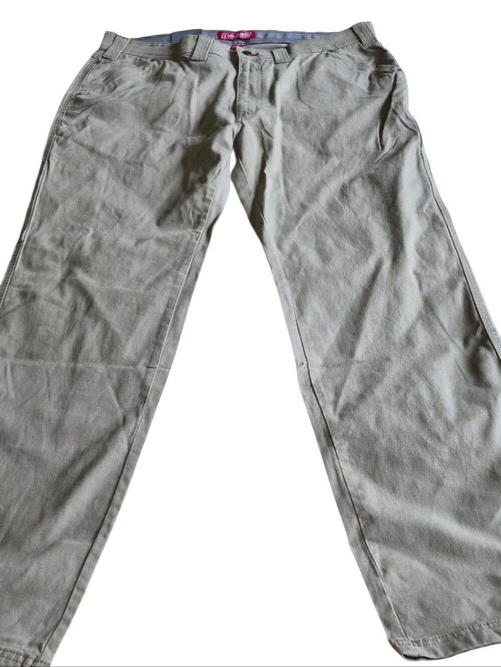 Coleman Utility Work Pants Timberwolf Stretch Canvas 38x34 New with Tags